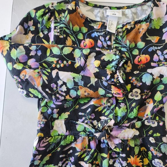 H&M x WHOOLI CHEN | Girl's Forest Animal Jumpsuit - Picture 10 of 11